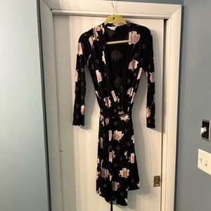 Boden stretchy wrap dress